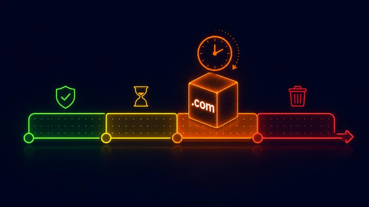 What Happens When Your Domain Expires — The 75-Day Timeline